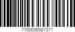 Código de barras (EAN, GTIN, SKU, ISBN): '7700005567371'