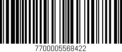 Código de barras (EAN, GTIN, SKU, ISBN): '7700005568422'