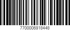 Código de barras (EAN, GTIN, SKU, ISBN): '7700006918448'