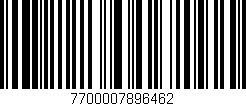 Código de barras (EAN, GTIN, SKU, ISBN): '7700007896462'