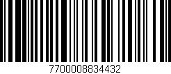 Código de barras (EAN, GTIN, SKU, ISBN): '7700008834432'