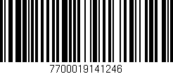Código de barras (EAN, GTIN, SKU, ISBN): '7700019141246'