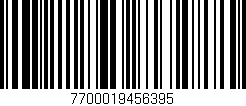 Código de barras (EAN, GTIN, SKU, ISBN): '7700019456395'