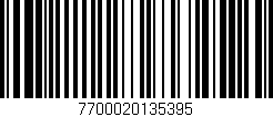 Código de barras (EAN, GTIN, SKU, ISBN): '7700020135395'