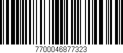 Código de barras (EAN, GTIN, SKU, ISBN): '7700046877323'