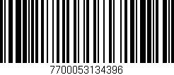 Código de barras (EAN, GTIN, SKU, ISBN): '7700053134396'