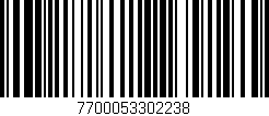 Código de barras (EAN, GTIN, SKU, ISBN): '7700053302238'