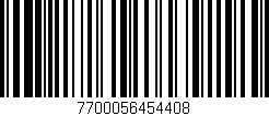 Código de barras (EAN, GTIN, SKU, ISBN): '7700056454408'
