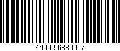 Código de barras (EAN, GTIN, SKU, ISBN): '7700056889057'