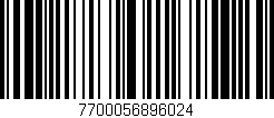 Código de barras (EAN, GTIN, SKU, ISBN): '7700056896024'