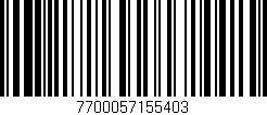 Código de barras (EAN, GTIN, SKU, ISBN): '7700057155403'