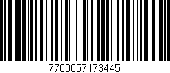 Código de barras (EAN, GTIN, SKU, ISBN): '7700057173445'