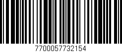 Código de barras (EAN, GTIN, SKU, ISBN): '7700057732154'