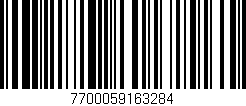 Código de barras (EAN, GTIN, SKU, ISBN): '7700059163284'