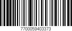 Código de barras (EAN, GTIN, SKU, ISBN): '7700059403373'