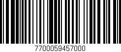 Código de barras (EAN, GTIN, SKU, ISBN): '7700059457000'