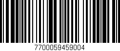 Código de barras (EAN, GTIN, SKU, ISBN): '7700059459004'