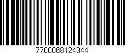 Código de barras (EAN, GTIN, SKU, ISBN): '7700068124344'