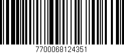 Código de barras (EAN, GTIN, SKU, ISBN): '7700068124351'