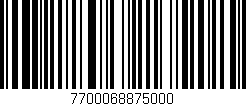 Código de barras (EAN, GTIN, SKU, ISBN): '7700068875000'