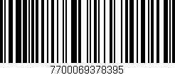 Código de barras (EAN, GTIN, SKU, ISBN): '7700069378395'