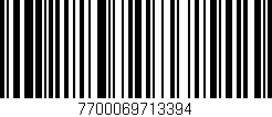 Código de barras (EAN, GTIN, SKU, ISBN): '7700069713394'