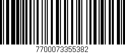 Código de barras (EAN, GTIN, SKU, ISBN): '7700073355382'