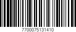 Código de barras (EAN, GTIN, SKU, ISBN): '7700075131410'