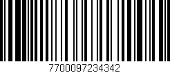 Código de barras (EAN, GTIN, SKU, ISBN): '7700097234342'