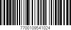 Código de barras (EAN, GTIN, SKU, ISBN): '7700109541024'