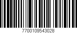 Código de barras (EAN, GTIN, SKU, ISBN): '7700109543028'