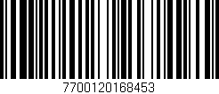 Código de barras (EAN, GTIN, SKU, ISBN): '7700120168453'