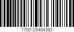 Código de barras (EAN, GTIN, SKU, ISBN): '7700120484393'