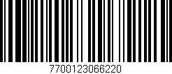 Código de barras (EAN, GTIN, SKU, ISBN): '7700123066220'