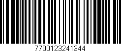 Código de barras (EAN, GTIN, SKU, ISBN): '7700123241344'