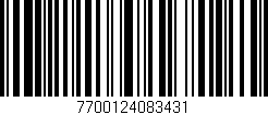 Código de barras (EAN, GTIN, SKU, ISBN): '7700124083431'