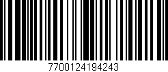 Código de barras (EAN, GTIN, SKU, ISBN): '7700124194243'