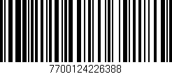 Código de barras (EAN, GTIN, SKU, ISBN): '7700124226388'