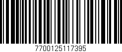Código de barras (EAN, GTIN, SKU, ISBN): '7700125117395'
