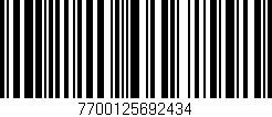 Código de barras (EAN, GTIN, SKU, ISBN): '7700125692434'
