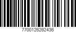 Código de barras (EAN, GTIN, SKU, ISBN): '7700126282436'
