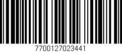 Código de barras (EAN, GTIN, SKU, ISBN): '7700127023441'
