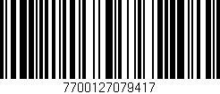 Código de barras (EAN, GTIN, SKU, ISBN): '7700127079417'