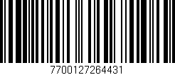 Código de barras (EAN, GTIN, SKU, ISBN): '7700127264431'