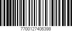 Código de barras (EAN, GTIN, SKU, ISBN): '7700127406398'