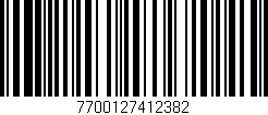 Código de barras (EAN, GTIN, SKU, ISBN): '7700127412382'