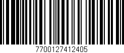 Código de barras (EAN, GTIN, SKU, ISBN): '7700127412405'