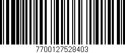 Código de barras (EAN, GTIN, SKU, ISBN): '7700127528403'