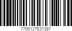 Código de barras (EAN, GTIN, SKU, ISBN): '7700127531397'