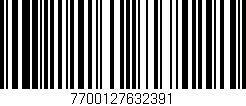 Código de barras (EAN, GTIN, SKU, ISBN): '7700127632391'